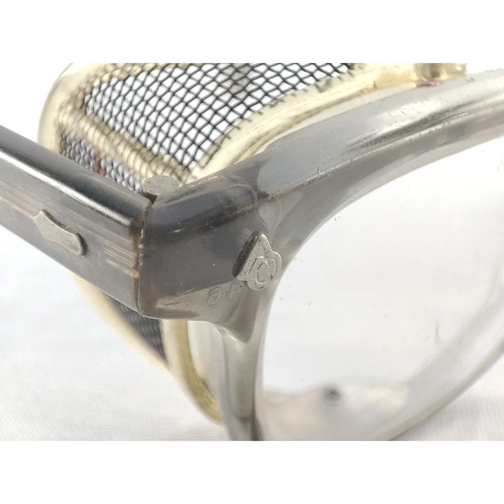 American Optical AO Flexi-Fit Safety Glasses Vintage Industrial Side Shields SM